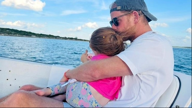 El príncipe Harry y su hija