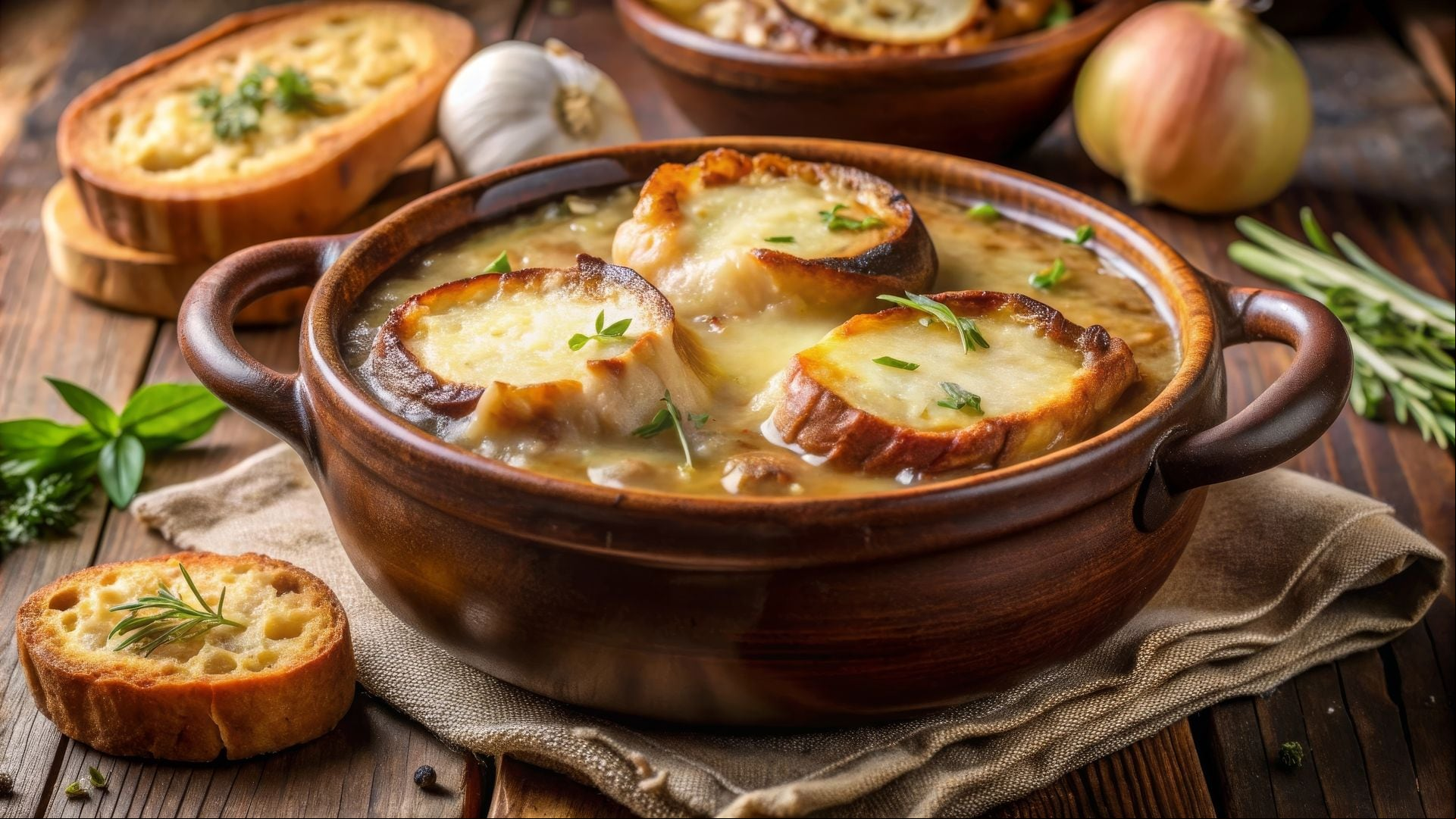 Sopa de cebolla: la receta tradicional sa para combatir los días de frío