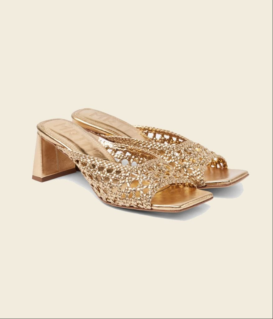 Mules doradas de Souliers Martínez
