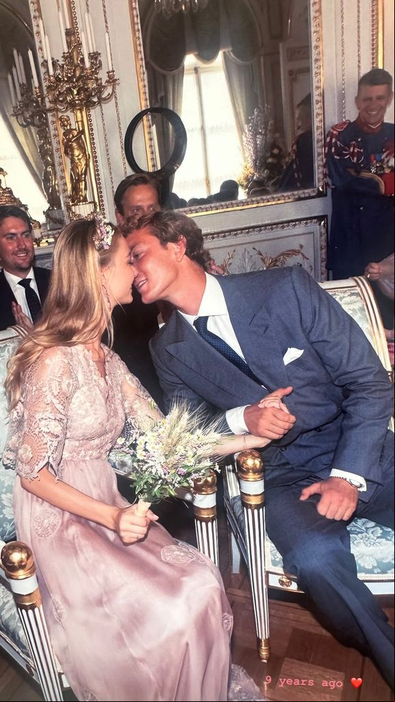 Beatrice Borromeo y Pierre Casiraghi. 9 aniversario de boda