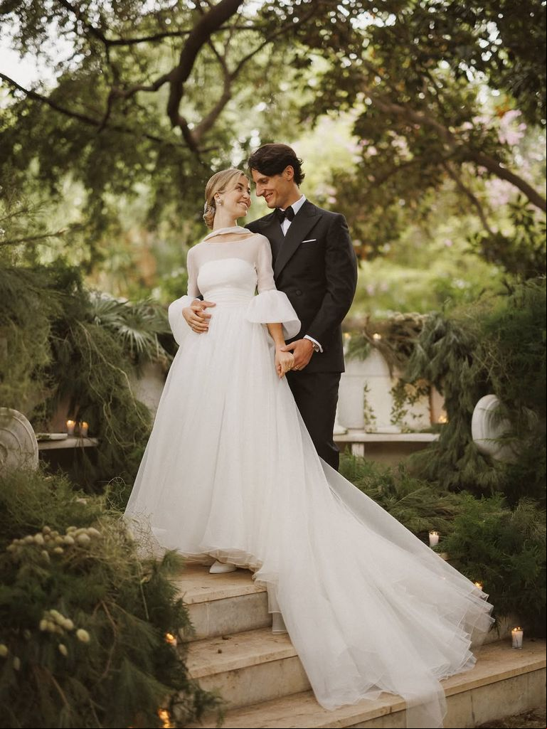 Boda Charlotte de Nassau (hija mayor del príncipe Robert de Luxemburgo, primo hermano del Gran Duque Enrique) y Mansour Shakarchi en Sicilia