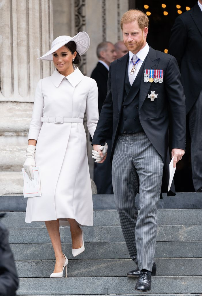 Meghan Markle y el príncipe Harry, en el Jubileo de plata de Isabel II
