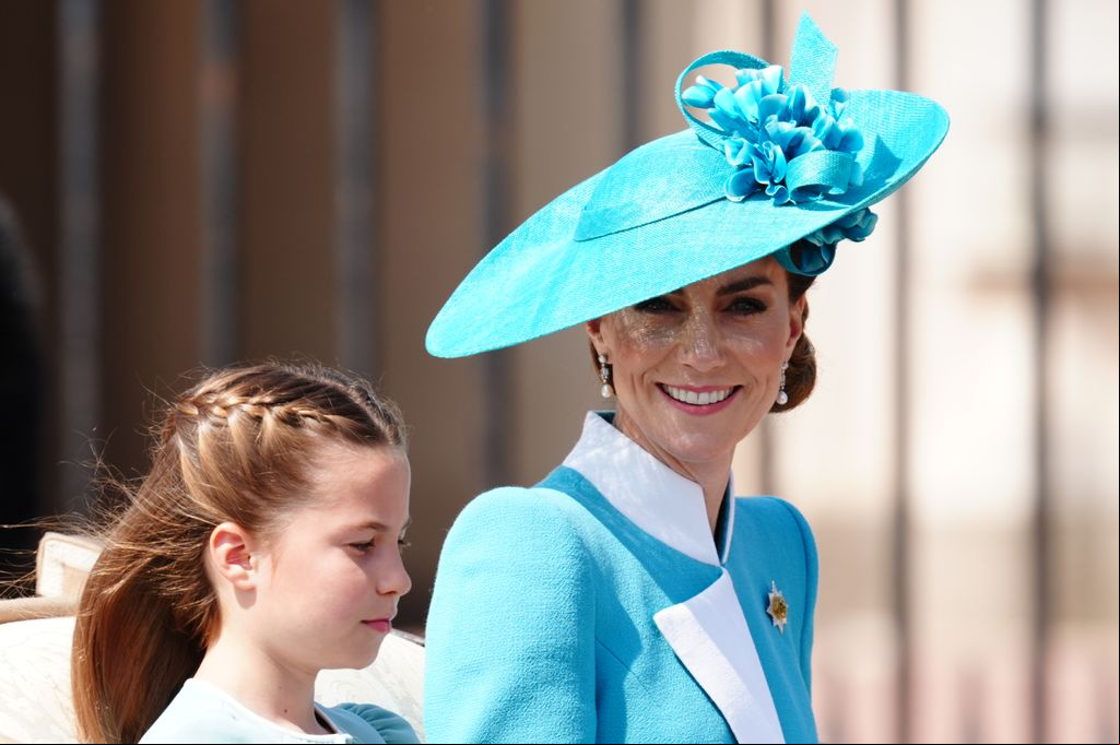 Kate Middleton y la princesa Charlotte en Trooping The Colour 2025 
