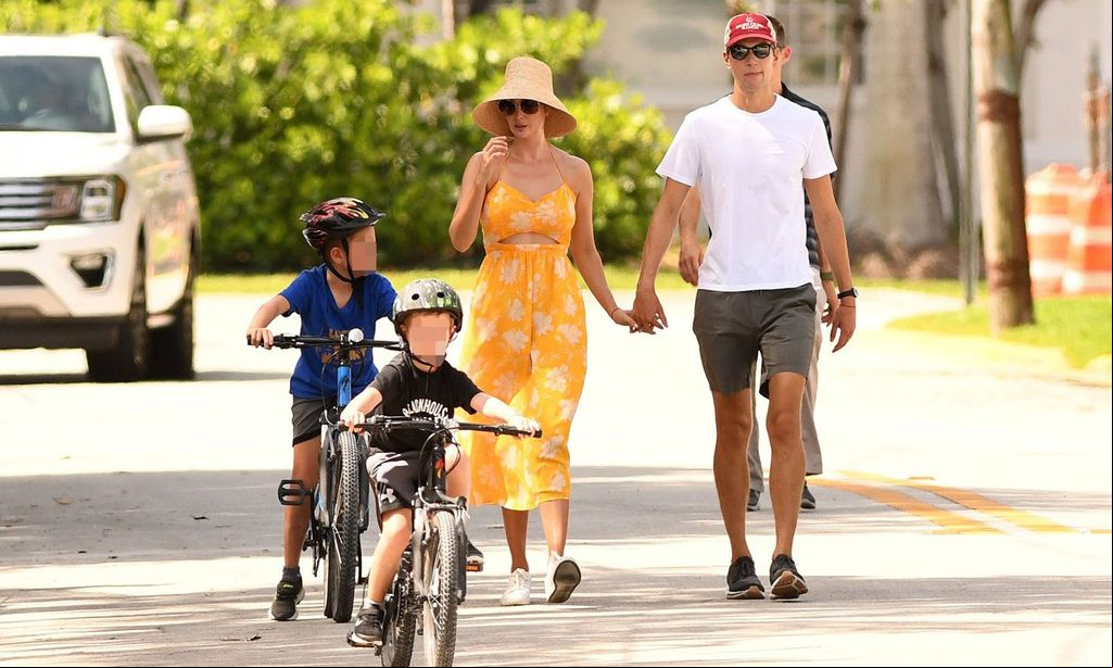 Ivanka Trump con sus hijos