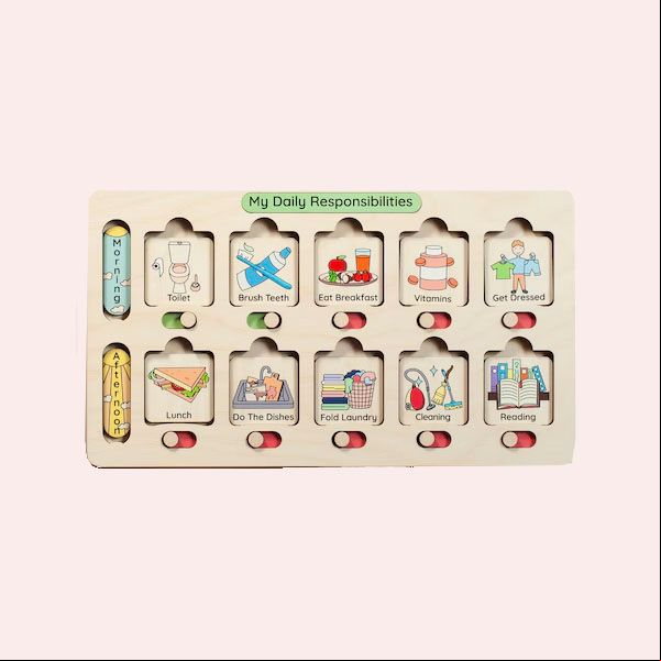 Tabla de Tareas para Niños en ETSY